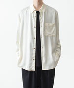 画像をギャラリービューアに読み込む, ATTACHMENT アタッチメントのCU/PE FIBRIL SATIN L/S SHIRT - OFF WHITEの公式通販サイトsession福岡セレクトショップ
