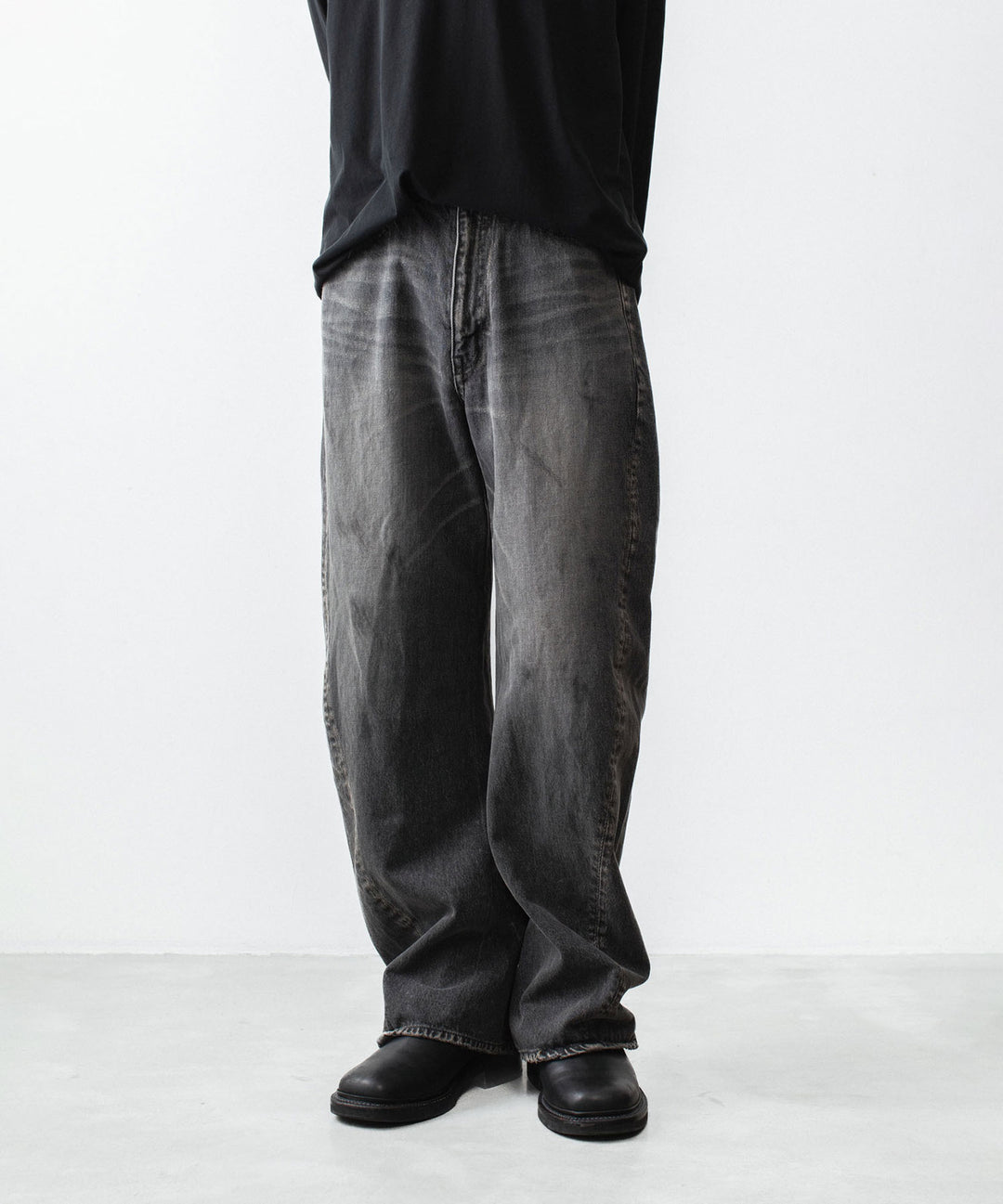 ATTACHMENT アタッチメントの13OZ DENIM 3D JEANS - BLACKの公式通販サイトsession福岡セレクトショップ