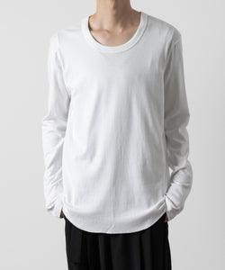 【ATTACHMENT】ATTACHMENT アタッチメントのSVIN CO RIB O-NECK L/S TEE - WHITE 公式通販サイトsession福岡セレクトショップ