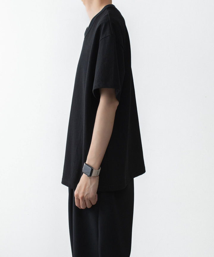 ATTACHMENT アタッチメントのSOFT PIQUE S/S TEE - BLACKの公式通販サイトsession福岡セレクトショップ
