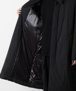 画像をギャラリービューアに読み込む, ATTACHMENT アタッチメントのNY TAFFETA PADDING BALLCOLLAR COAT - BLACK 公式通販サイトsession福岡セレクトショップ
