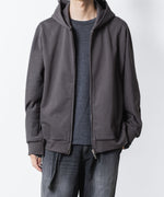 画像をギャラリービューアに読み込む, ATTACHMENT アタッチメントのCO STRECH TERRY ZIP UP HOODIE - D.GRAYの公式通販サイトsession福岡セレクトショップ
