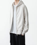 画像をギャラリービューアに読み込む, ATTACHMENT アタッチメントのCO STRETCH TERRY ZIP UP HOODIE - X.GRAYの公式通販サイトsession福岡セレクトショップ
