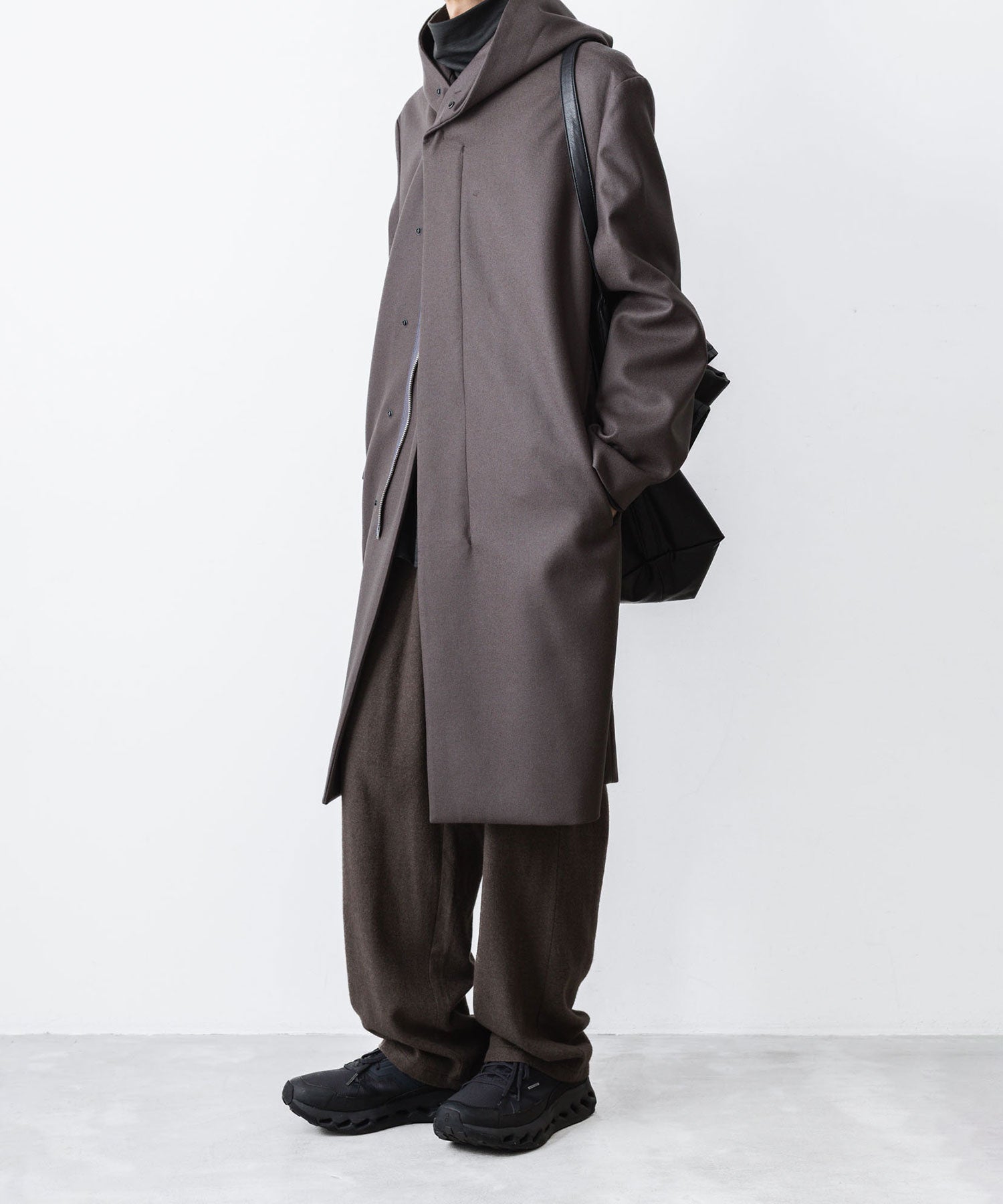 ATTACHMENT アタッチメントのRY/CO/SI FLANNEL 1TUCK EASY TROUSERS - D.GRAYの公式通販サイトsession福岡セレクトショップ