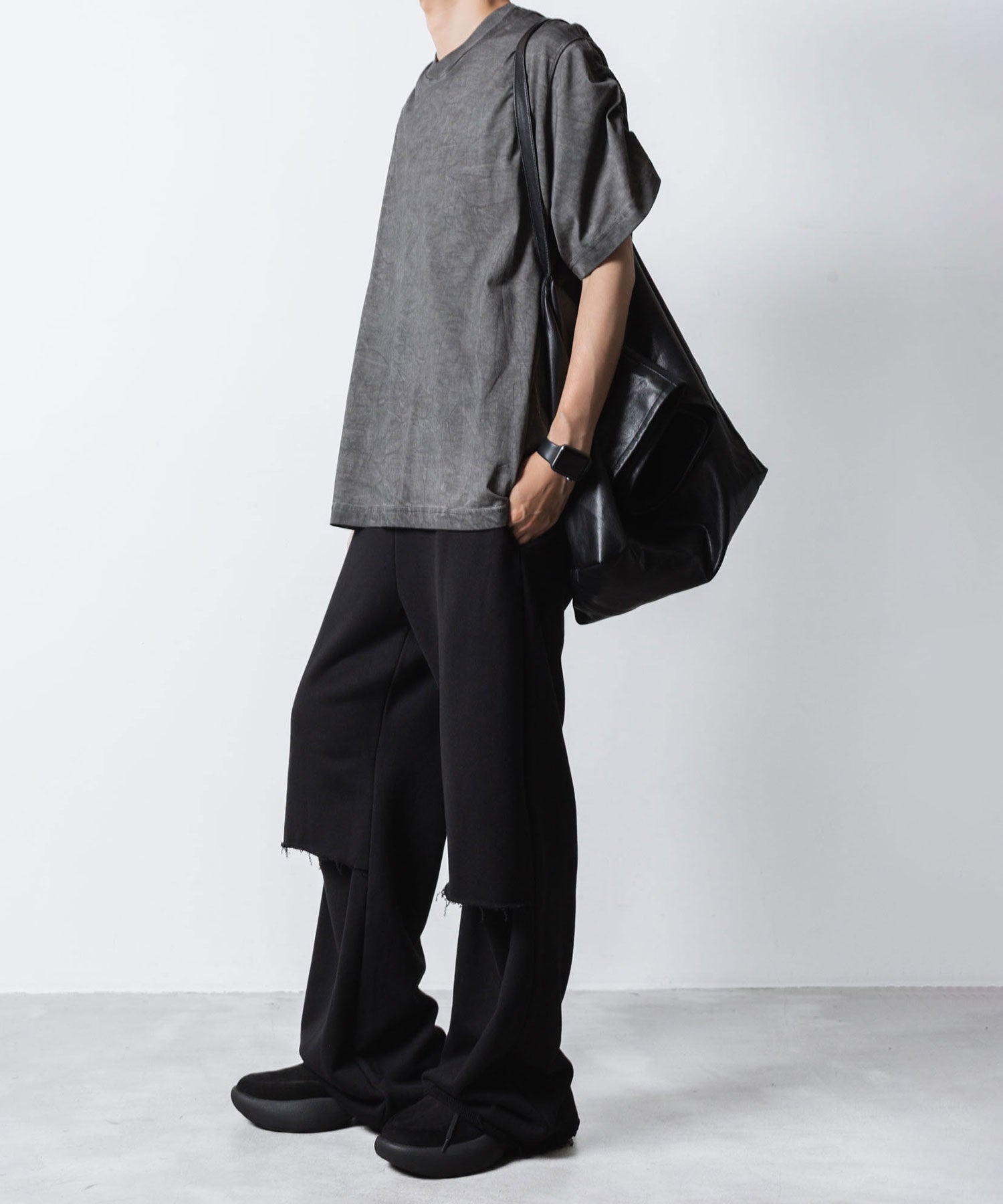 VEIN ヴェインの100/3 SUEDE JERSEY COLD DYED VESSEL S/S TEE - GRAYの公式通販サイトsession福岡セレクトショップ