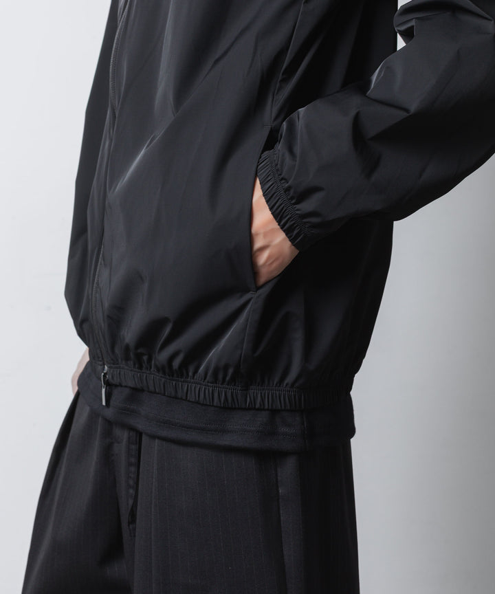 ATTACHMENT アタッチメントのNY 2LAYER STRETCH LIGHT BLOUSON - BLACKの公式通販サイトsession福岡セレクトショップ