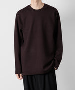 画像をギャラリービューアに読み込む, ATTACHMENT アタッチメントのWOxPE DOUBLE FACE KNIT CREWNECK PULLOVER L/S - BROWN 公式通販サイトsession福岡セレクトショップ
