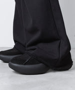 画像をギャラリービューアに読み込む, VEIN ヴェインのJUMBERCA TERRY CUT OFF BAGGY TROUSERS - BLACKの公式通販サイトsession福岡セレクトショップ
