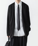 画像をギャラリービューアに読み込む, ATTACHMENT アタッチメントのSILK SATIN TIE - BLACKの公式通販サイトsession福岡セレクトショップ
