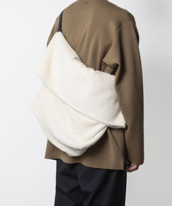 ATTACHMENT /アタッチメント】WO/ALPACA BOA SHOULDER BAG - OFF WHITE 