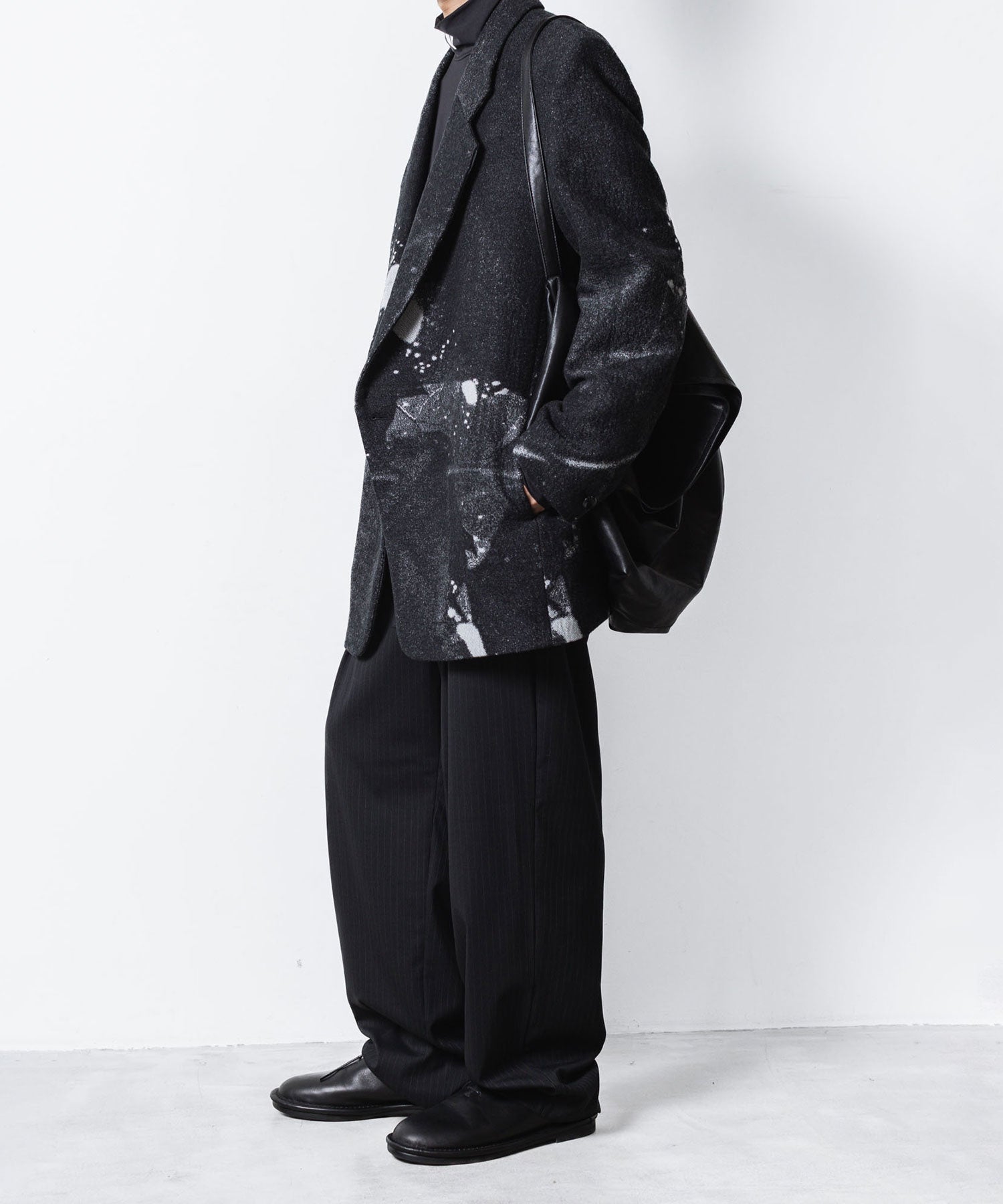 VEIN ヴェインのCO/WO PHOTO JACQUARD OVER JACKET - BLACKの公式通販サイトsession福岡セレクトショップ