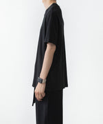 画像をギャラリービューアに読み込む, ATTACHMENT アタッチメントの100/3 HIGH TWIST JERSEY SLIM FIT S/S TEE - BLACKの公式通販サイトsession福岡セレクトショップ
