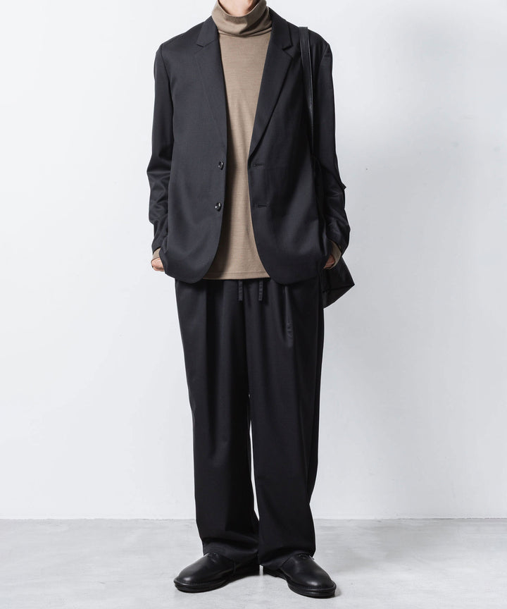 ATTACHMENT アタッチメントのT/W/SI STRETCH GABARDINE 2B JKT - BLACKの公式通販サイトsession福岡セレクトショップ