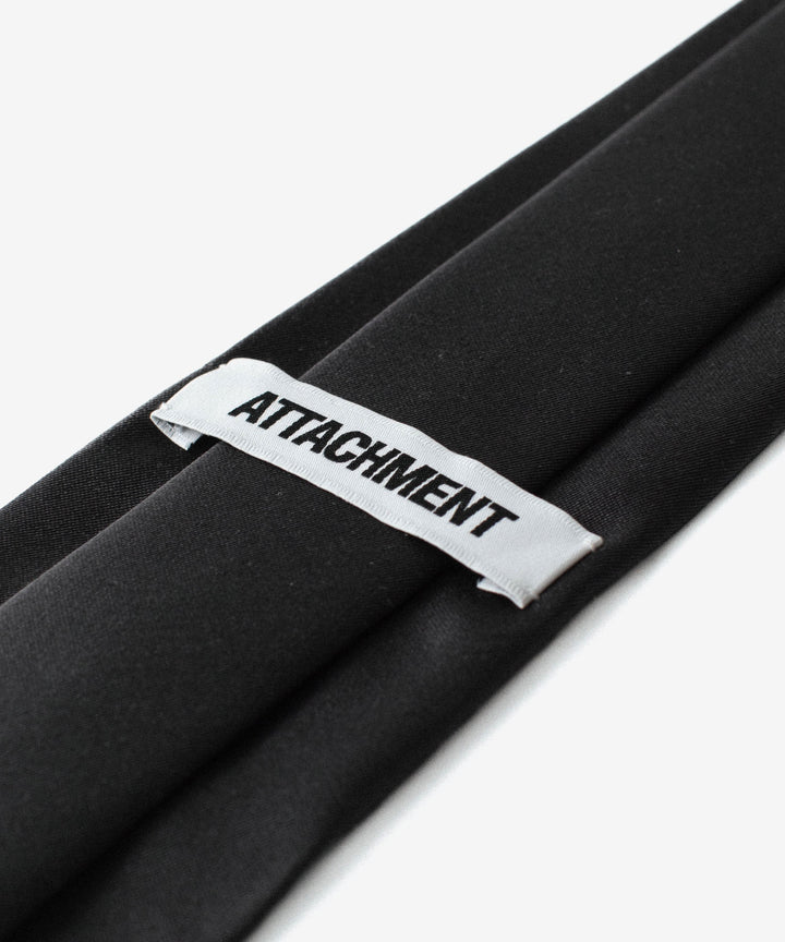 ATTACHMENT アタッチメントのSILK SATIN TIE - BLACKの公式通販サイトsession福岡セレクトショップ