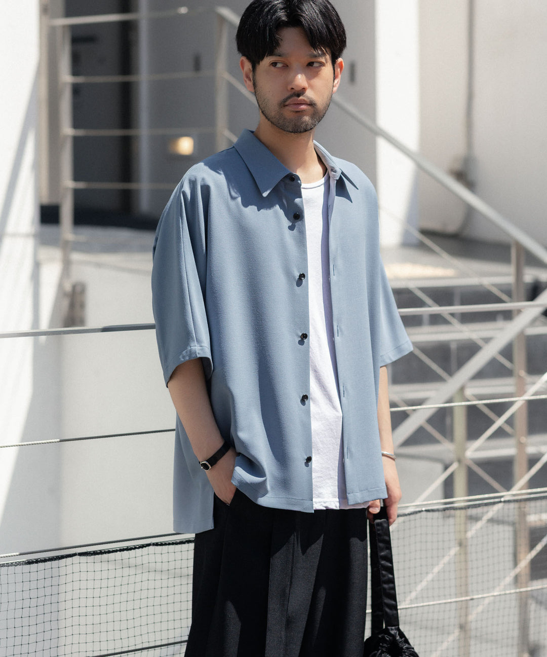 ATTACHMENT アタッチメントの100/3 HIGH TWIST JERSEY SLIM FIT S/S TEE - WHITEの公式通販サイトsession福岡セレクトショップ