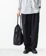 画像をギャラリービューアに読み込む, ATTACHMENT アタッチメントのSYNTHETIC LEATHER BUCKET BAG - BLACKの公式通販サイトsession福岡セレクトショップ
