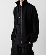 画像をギャラリービューアに読み込む, ato(アトウ)のSTAND COLLAR ZIP CARDIGAN  - BLACKの公式通販サイトsession福岡セレクトショップ
