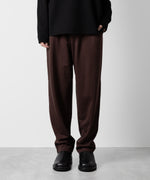 画像をギャラリービューアに読み込む, ATTACHMENT アタッチメントのCOTTON DOUBLE FACE LOUNGE TROUSERS - BORDEAUX 公式通販サイトsession福岡セレクトショップ
