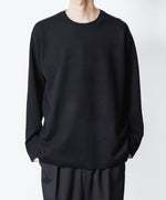 画像をギャラリービューアに読み込む, ATTACHMENT アタッチメントのWOxPE DOUBLE FACE KNIT CREW NECK PULLOVER - BLACKの公式通販サイトsession福岡セレクトショップ
