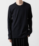 画像をギャラリービューアに読み込む, ATTACHMENT アタッチメントのPE STRETCH RIB SLIM FIT L/S TEE - NAVY 公式通販サイトsession福岡セレクトショップ
