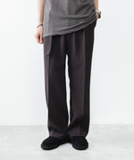 画像をギャラリービューアに読み込む, ATTACHMENT アタッチメントのPE STRETCH DOUBLE CLOTH BELTED STRAIGHT TROUSERS - D.BROWNの公式通販サイトsession福岡セレクトショップ
