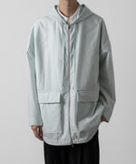 画像をギャラリービューアに読み込む, ATTACHMENT アタッチメントのWO/NY VOILE ZIP UP HOODED JACKET - L.GREEN 公式通販サイトsession福岡セレクトショップ
