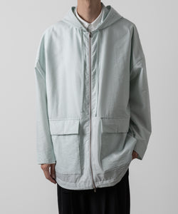 ATTACHMENT アタッチメントのWO/NY VOILE ZIP UP HOODED JACKET - L.GREEN 公式通販サイトsession福岡セレクトショップ