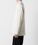 画像をギャラリービューアに読み込む, ATTACHMENT アタッチメントのCOTTON DOUBLE FACE COLLARLESS CARDIGAN - OFF WHITE 公式通販サイトsession福岡セレクトショップ
