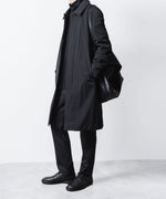 画像をギャラリービューアに読み込む, ATTACHMENT アタッチメントのNY 2LAYER STRETCH PADDING BALMACAAN COAT - BLACKの公式通販サイトsession福岡セレクトショップ
