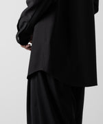 画像をギャラリービューアに読み込む, ATTACHMENT アタッチメントのPE STRETCH VIYELLA BAND COLLAR DRESS SHIRT - BLACK 公式通販サイトsession福岡セレクトショップ
