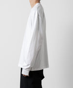 画像をギャラリービューアに読み込む, ATTACHMENT アタッチメントのCOTTON DOUBLE FACE OVERSIZED L/S TEE - WHITEの公式通販サイトsession福岡セレクトショップ
