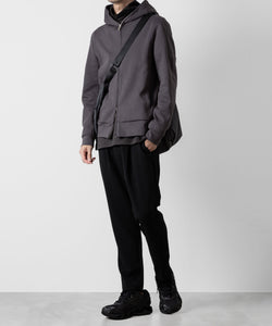 ATTACHMENT アタッチメントのPE STRETCH DOUBLE CLOTH COLLARLESS JACKET - BLACK 公式通販サイトsession福岡セレクトショップ