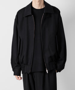 ATTACHMENT アタッチメントの2/48 WO KERSEY ZIP UP BOMBER JACKET - BLACK 公式通販サイトsession福岡セレクトショップ