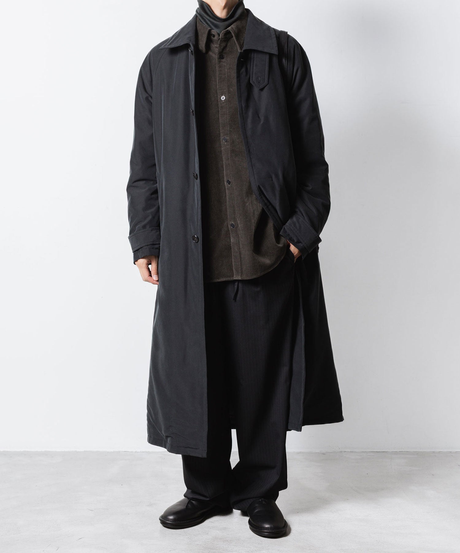 VEIN ヴェインのFINX CO CORDUROY L/S SHIRT - D.GRAYの公式通販サイトsession福岡セレクトショップ