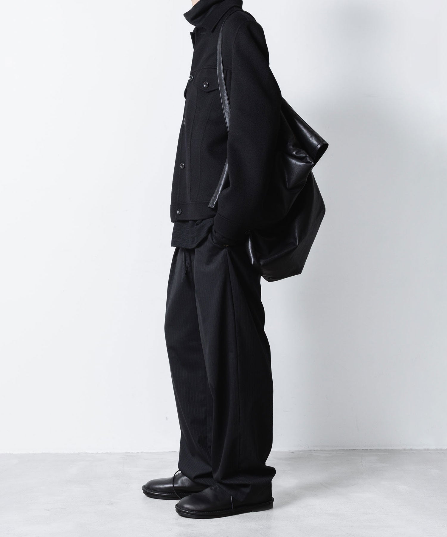 ATTACHMENT アタッチメントのWO/CA DOUBLE FACE BEAVER TRACKER JACKET - BLACKの公式通販サイトsession福岡セレクトショップ