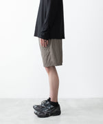 画像をギャラリービューアに読み込む, ATTACHMENT アタッチメントのNY TAFFETA SHORTS - KHAKI GRAYの公式通販サイトsession福岡セレクトショップ
