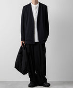 画像をギャラリービューアに読み込む, ATTACHMENT アタッチメントのPE STRETCH RIB COLLARLESS CARDIGAN - D.NAVY 公式通販サイトsession福岡セレクトショップ
