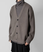 画像をギャラリービューアに読み込む, ATTACHMENT アタッチメントのBRITISH WO KNIT CARDIGAN - KHAKI GRAY 公式通販サイトsession福岡セレクトショップ
