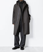画像をギャラリービューアに読み込む, ATTACHMENT / EXCLUSIVE ITEMアタッチメントの2/90 SUPER120S MALTON ZIPUP HOODED COAT - D.GRAYの公式通販サイトsession福岡セレクトショップ
