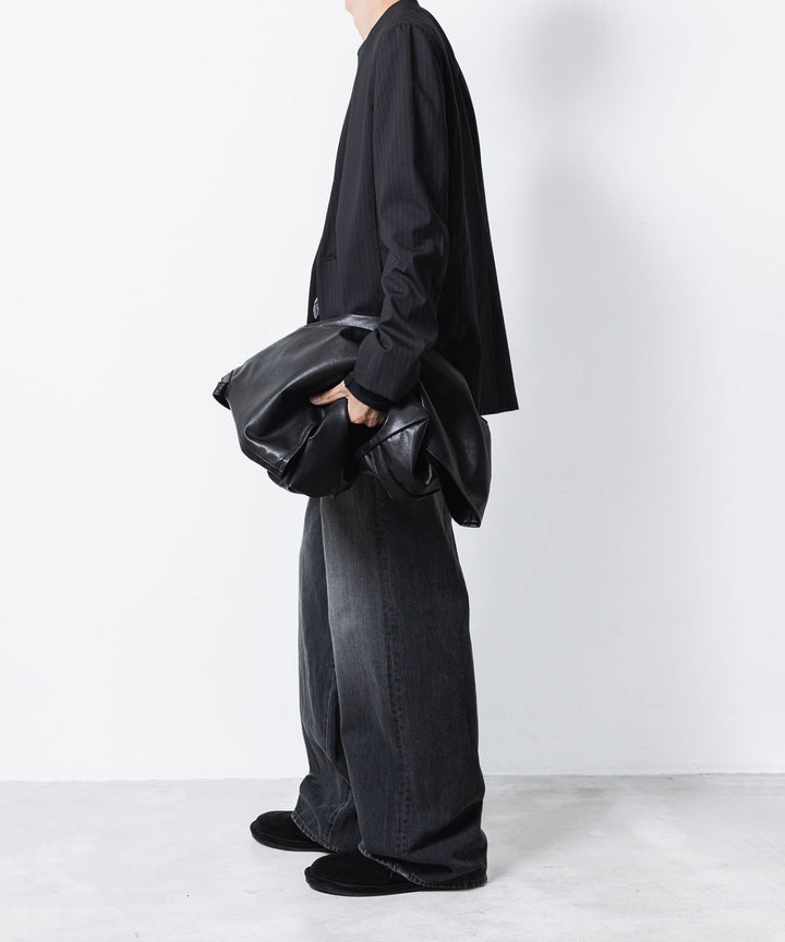 ATTACHMENT アタッチメントの11OZ DENIM FLAP JEANS - BLACKの公式通販サイトsession福岡セレクトショップ