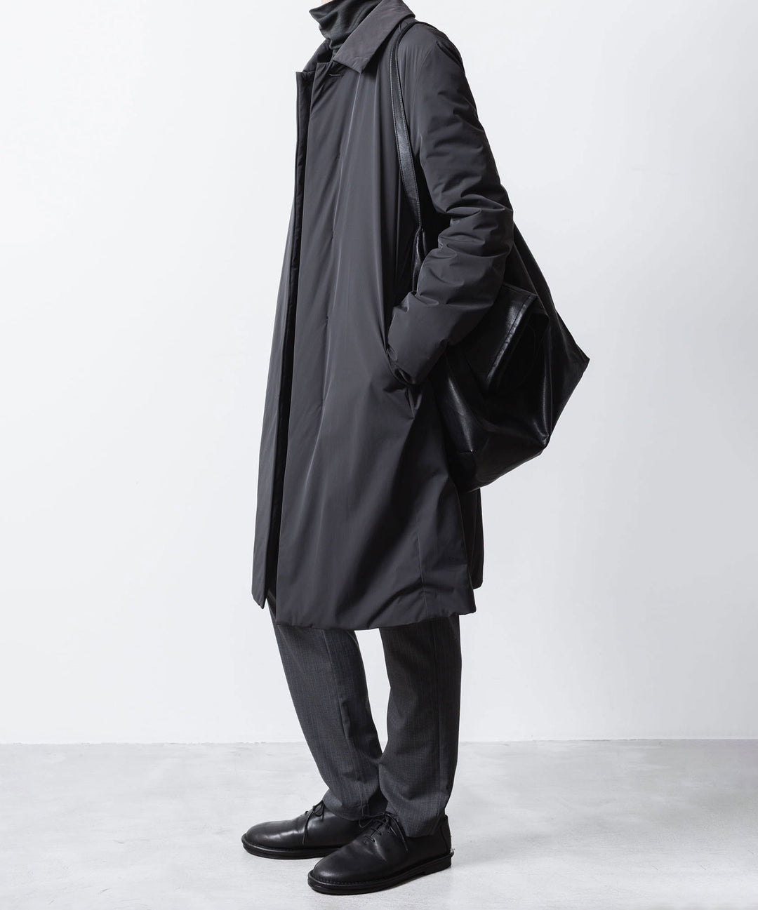ATTACHMENT アタッチメントのNY 2LAYER STRETCH PADDING BALMACAAN COAT - D.GRAYの公式通販サイトsession福岡セレクトショップ