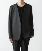 画像をギャラリービューアに読み込む, ATTACHMENT / EXCLUSIVE ITEMアタッチメントのLUCA MATTE TWIST COLLARLESS JKT - D.KHAKIの公式通販サイトsession福岡セレクトショップ

