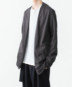 画像をギャラリービューアに読み込む, ATTACHMENT アタッチメントのCOTTON DOUBLE FACE COLLARLESS CARDIGAN - D.GRAYの公式通販サイトsession福岡セレクトショップ
