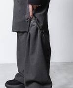 画像をギャラリービューアに読み込む, VEIN ヴェインのJUMBERCA TERRY COLD DYED CUT OFF BAGGY TROUSERS - GRAYの公式通販サイトsession福岡セレクトショップ
