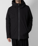 画像をギャラリービューアに読み込む, ATTACHMENT アタッチメントの3LAYER LIGHT TAFFETA HOODED DOWN JACKET - BLACK 公式通販サイトsession福岡セレクトショップ
