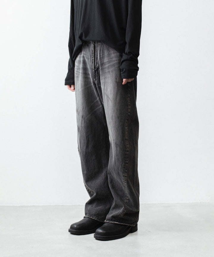 ATTACHMENT アタッチメントの13OZ DENIM 3D JEANS - BLACKの公式通販サイトsession福岡セレクトショップ
