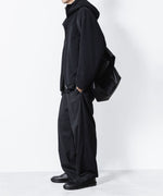 画像をギャラリービューアに読み込む, ATTACHMENT アタッチメントのWOOL SHAGGY PADDING HOODED JACKET - BLACKの公式通販サイトsession福岡セレクトショップ
