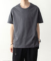 【 ATTACHMENT 】100//3 JERSEY LOGO S/S TEE - GRAY
