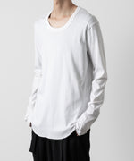 画像をギャラリービューアに読み込む, 【ATTACHMENT】ATTACHMENT アタッチメントのSVIN CO RIB O-NECK L/S TEE - WHITE 公式通販サイトsession福岡セレクトショップ
