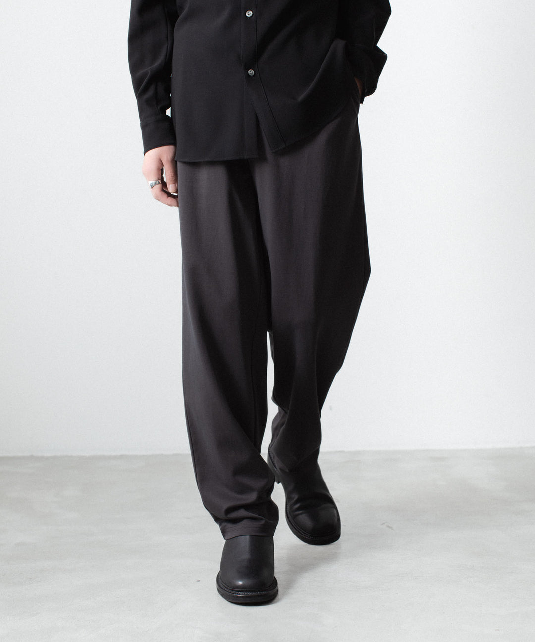 ATTACHMENT アタッチメントのCOTTON DOUBLE FACE LOUNGE TROUSERS - D.GRAYの公式通販サイトsession福岡セレクトショップ